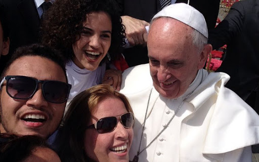 Selfie with the Pope
