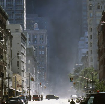 Lower Manhattan after 9/11 attack &#8211; pt