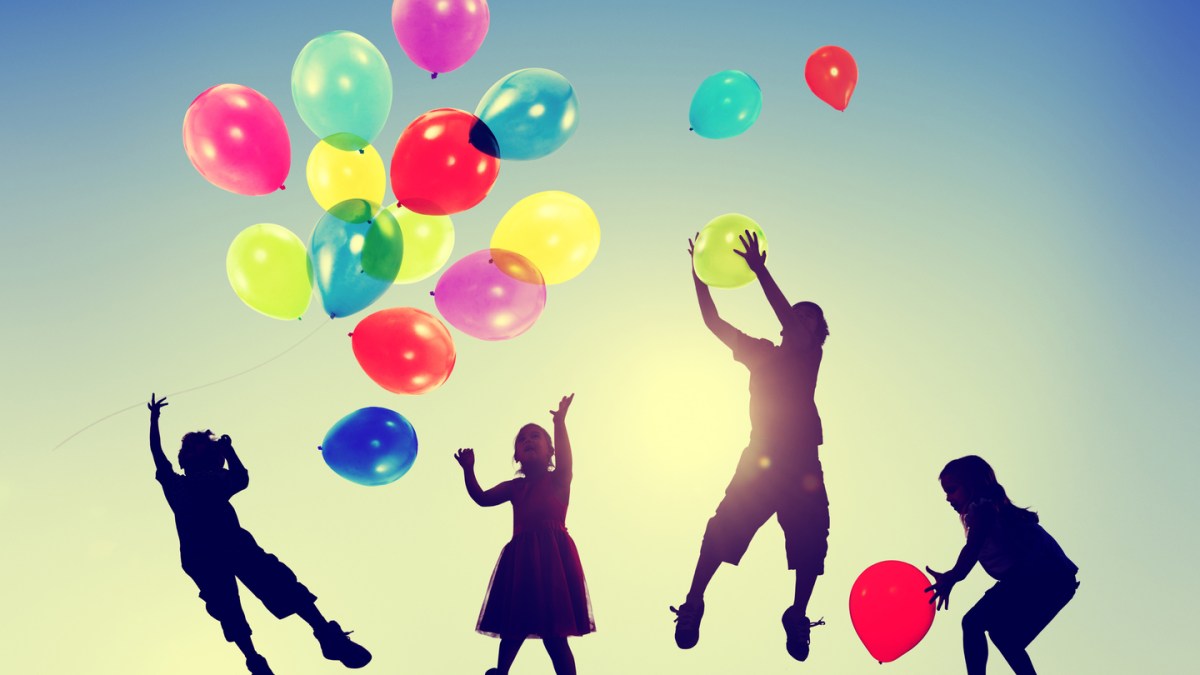 Group of Children Freedom Happiness Imagination Innocence Concept