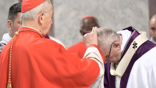 Cardeal Jozef Tomko com o Papa Francisco