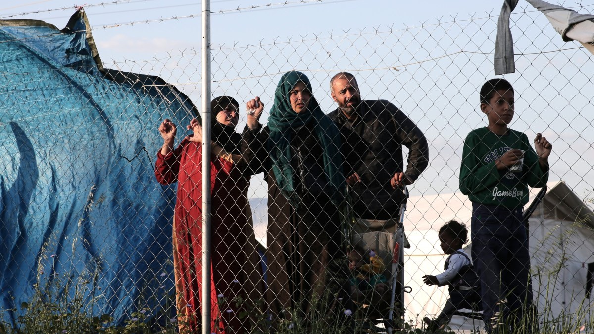 Refugees in Idomeni