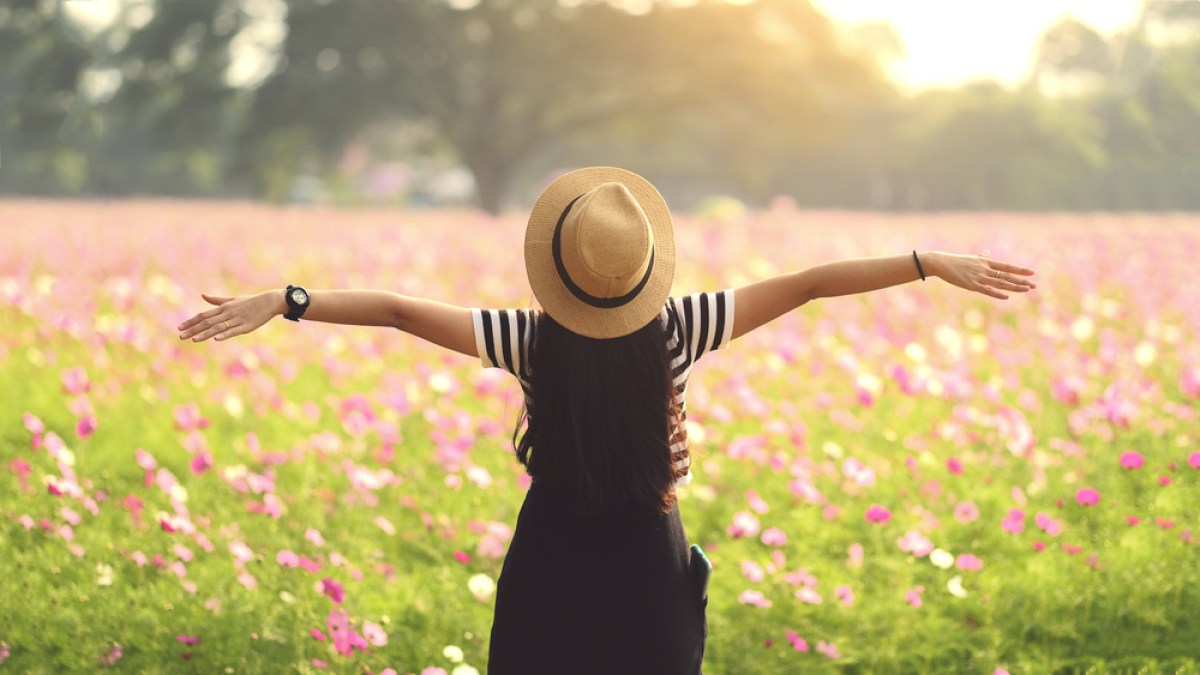 happy woman