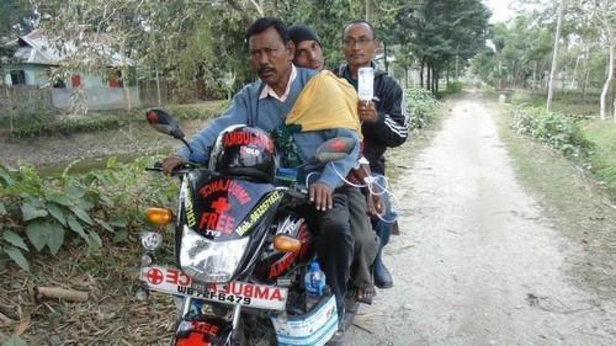 homem ambulância