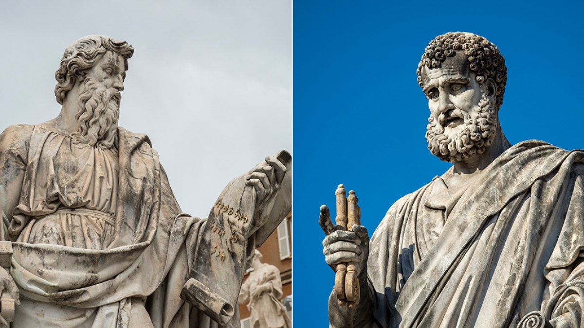 Statue St Peter and Paul