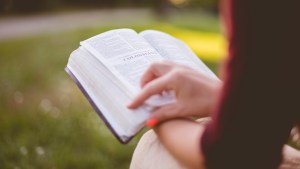 WEB3 WOMAN READING BIBLE OUTSIDE COLOSSIANS SPIRITUAL READING Ben White Photography CC