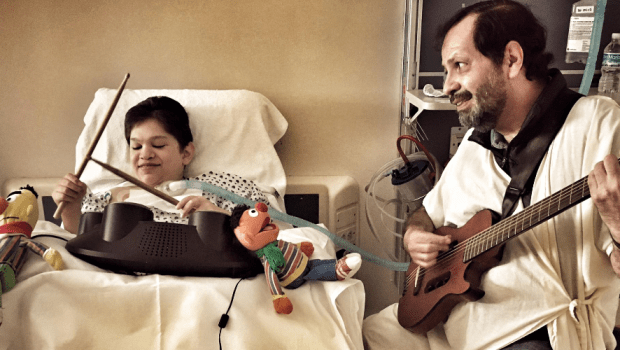 Martín Valverde e filho Pablo