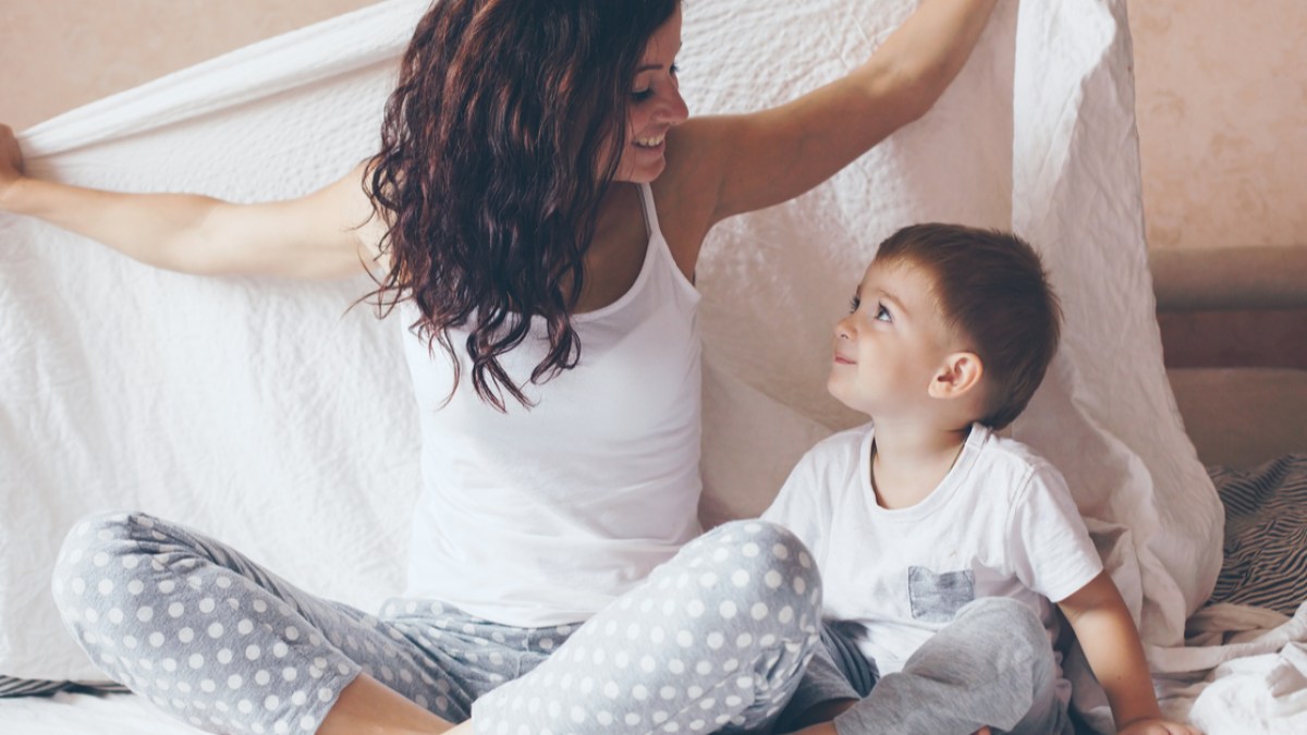 mother and son
