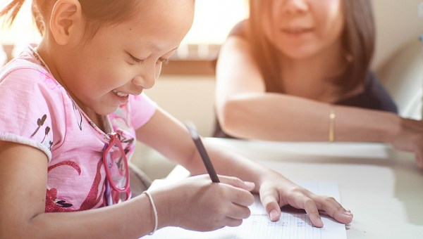 Child Doing Homework