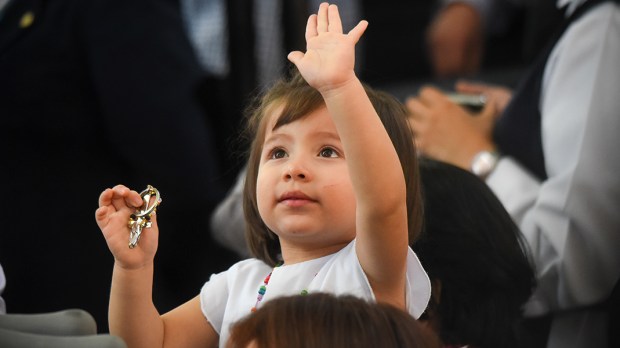 GIRL,WAVING