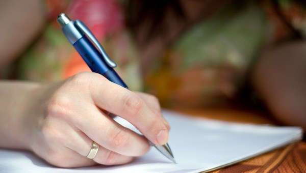 Woman Writing Letter