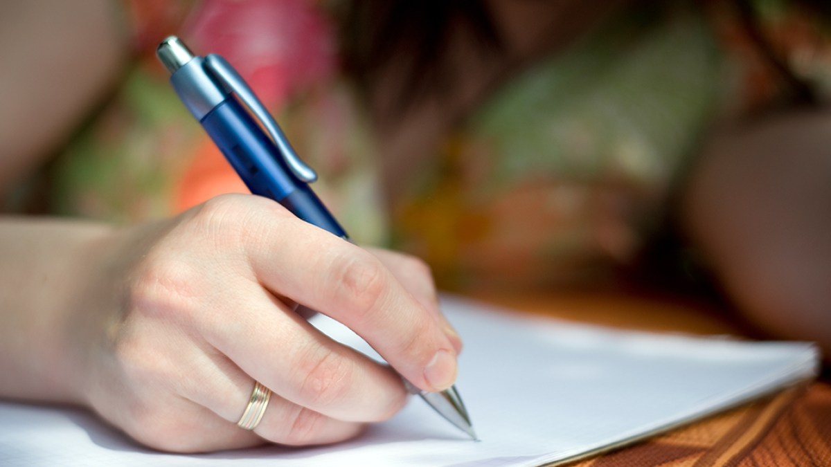 Woman Writing Letter