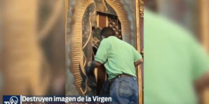 Mulher “possuída” destrói imagem da Virgem de Guadalupe