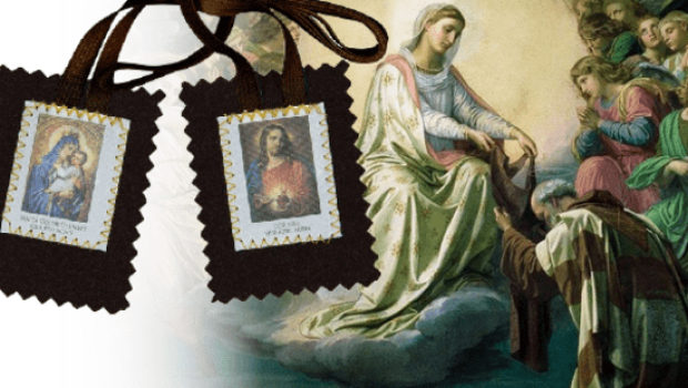 escapulário Nossa Senhora do Carmo