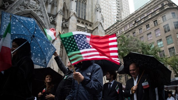 COLUMBUS DAY PARADE,MASS