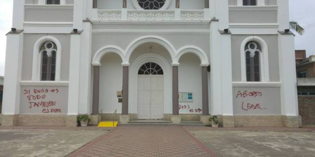 SPRAYED, CHURCH