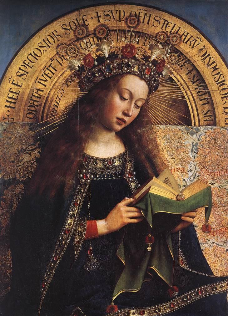 VIRGIN MARY,GHENT ALTARPIECE