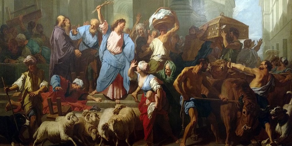 Jesus expulsa os vendilhões do templo