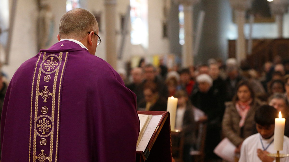 Church Priest Praying