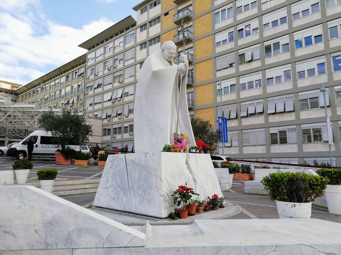 Statue John Paul II Rome