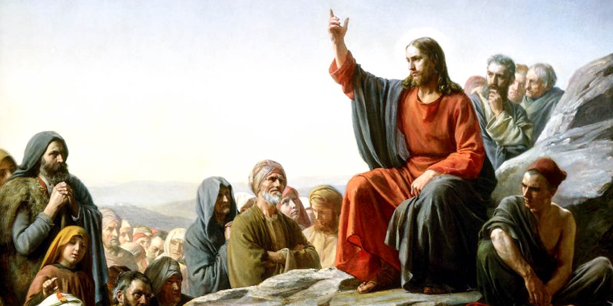 JESUS PREACHING