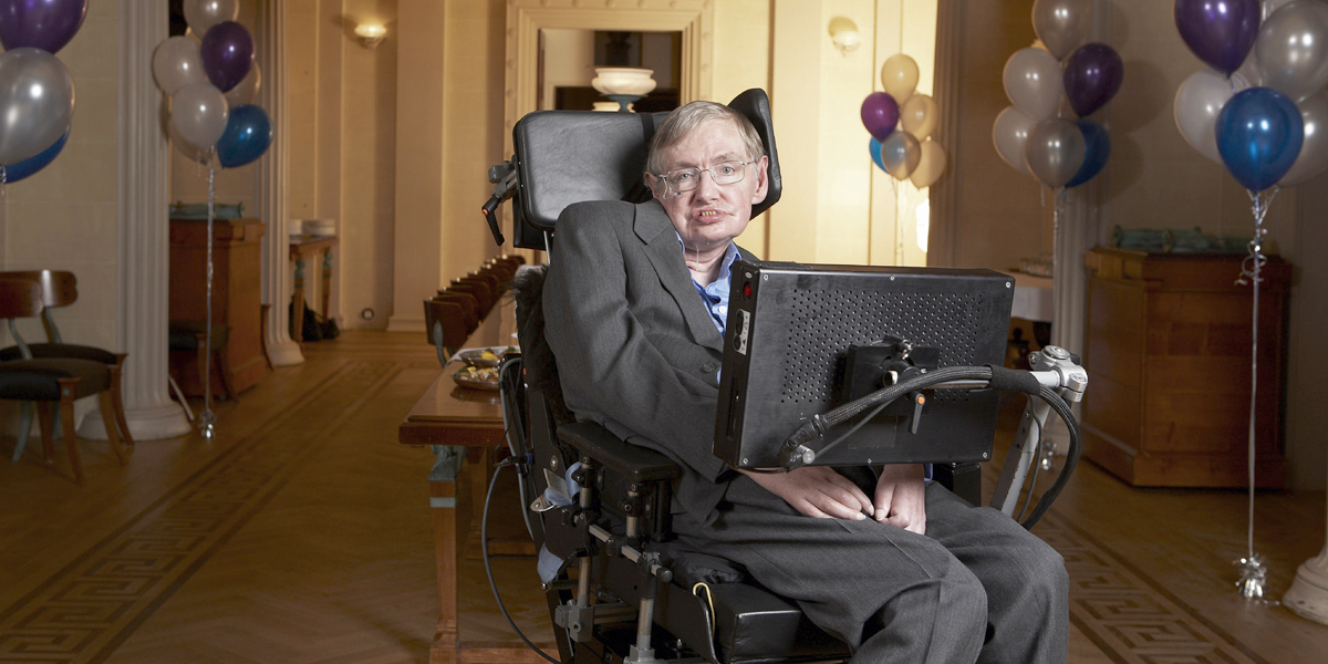 STEPHEN HAWKING,PHYSICIST,ALS