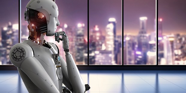 robot thinking