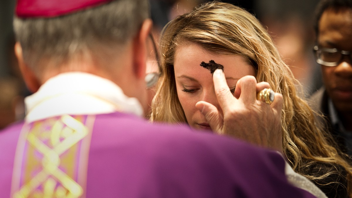 YOUNG WOMAN,ASH WEDNESDAY