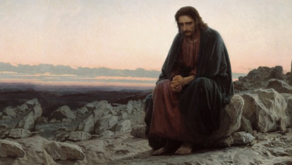 Jesus passa 40 dias no deserto