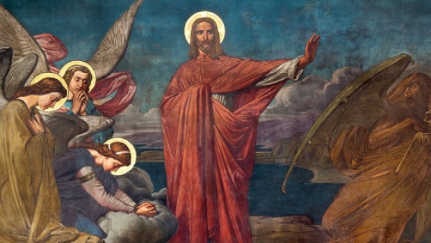 Jesus rejeita tentação do diabo no deserto