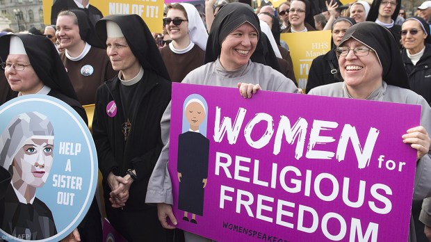 RELIGIOUS FREEDOM,NUNS