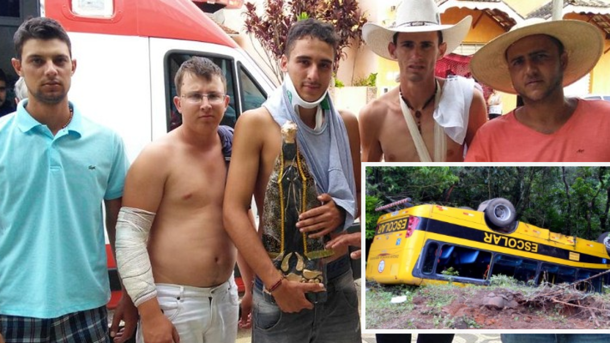 romeiros aparecida acidente