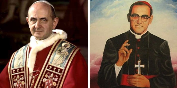 Papa Paulo VI e Dom Oscar Romero