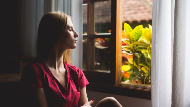 WOMAN WINDOW