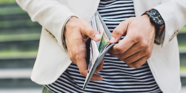 MAN WITH WALLET