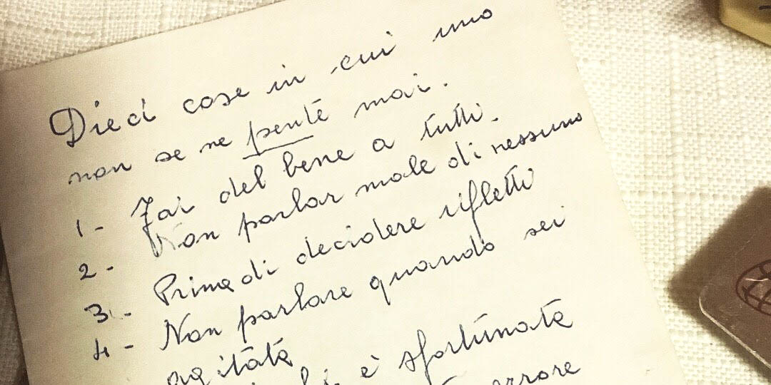 SISTER MARIA CARITAS NOTES