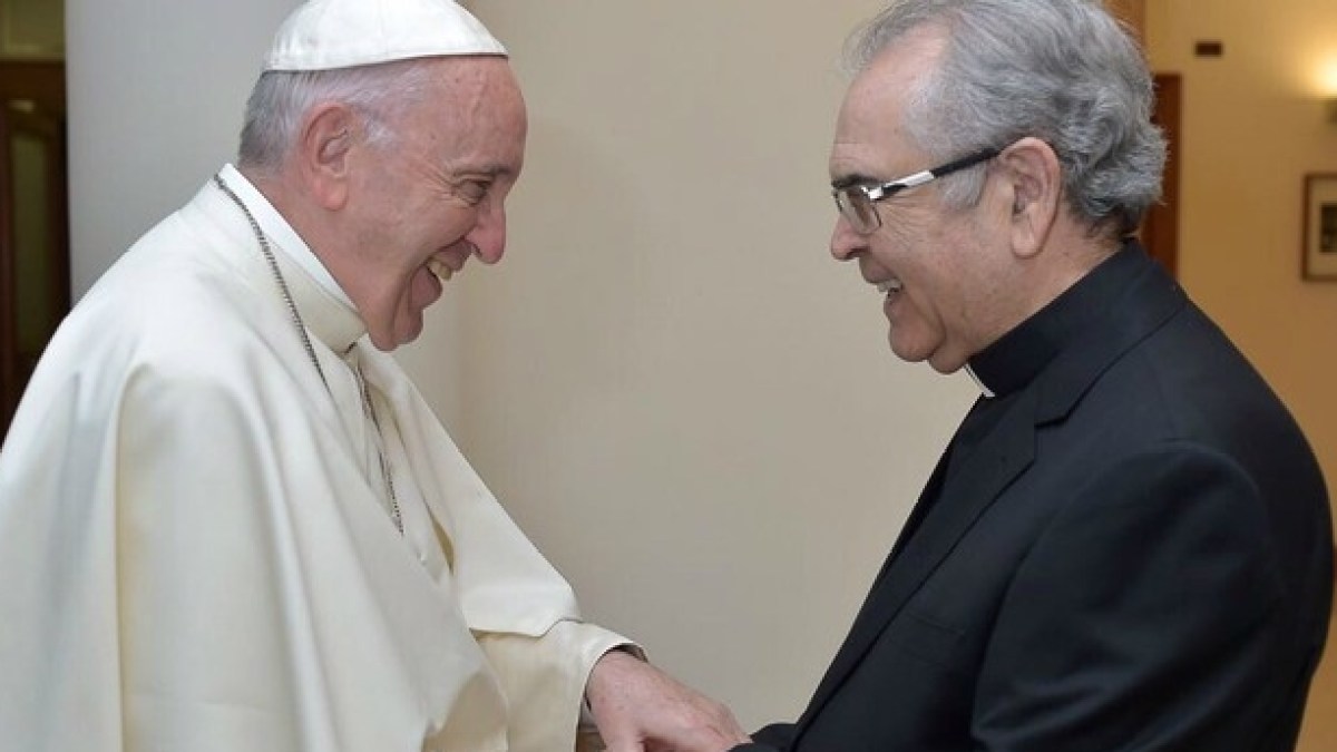 Pe Zezinho com o Papa Francisco