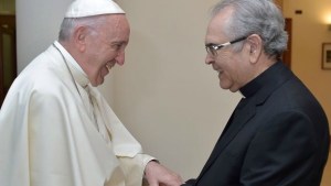 Pe Zezinho com o Papa Francisco