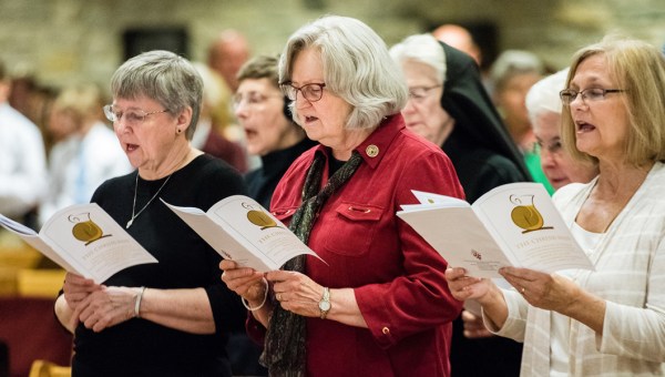 CATHOLIC,MASS,SINGING