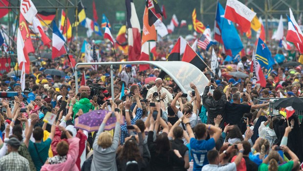 O Papa Francisco na JMJ da Polônia em 2016
