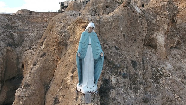 Imagem de Nossa Senhora na Síria
