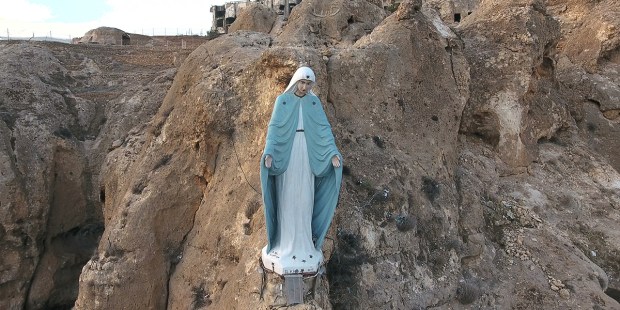 Imagem de Nossa Senhora na Síria