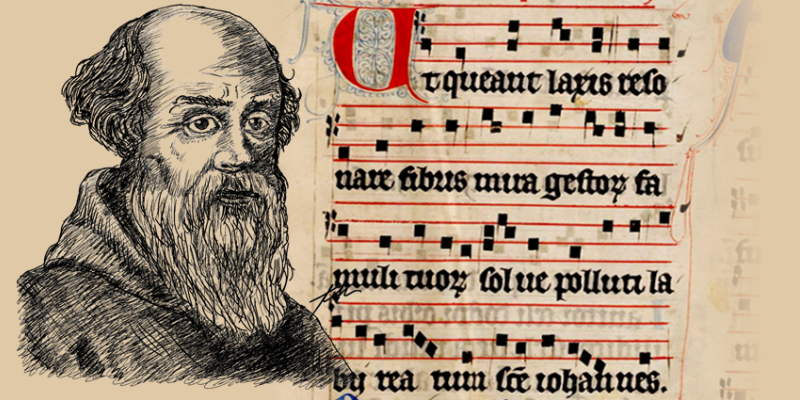 Guido d'Arezzo notas musicais