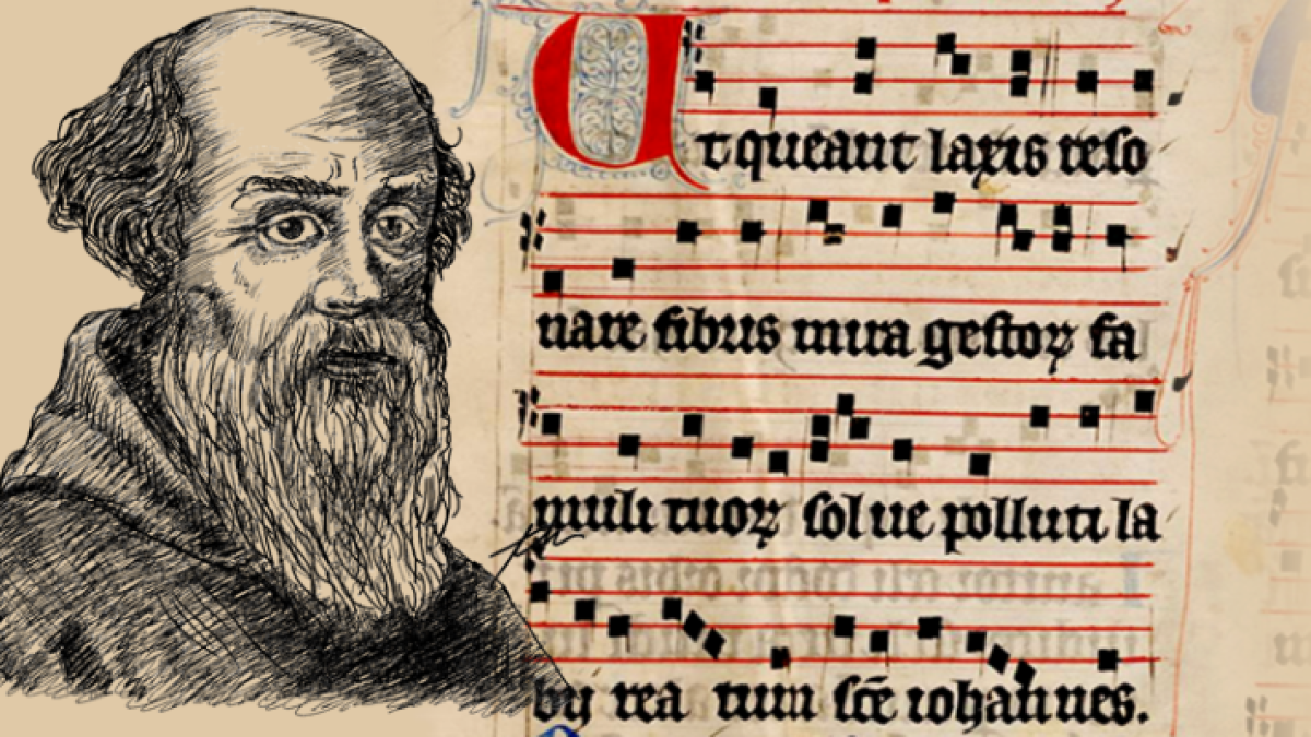 Guido d'Arezzo notas musicais