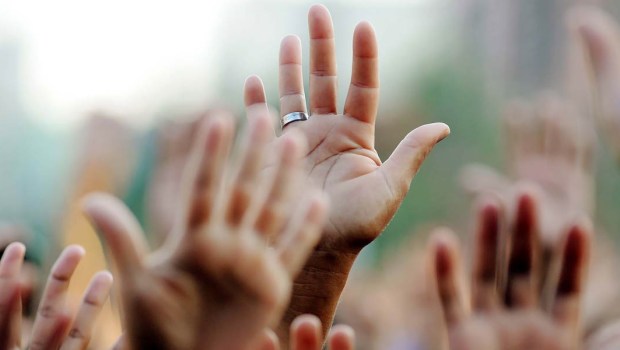 HANDS IN THE AIR