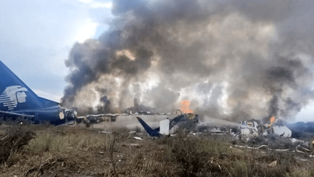 queda avião aeromexico