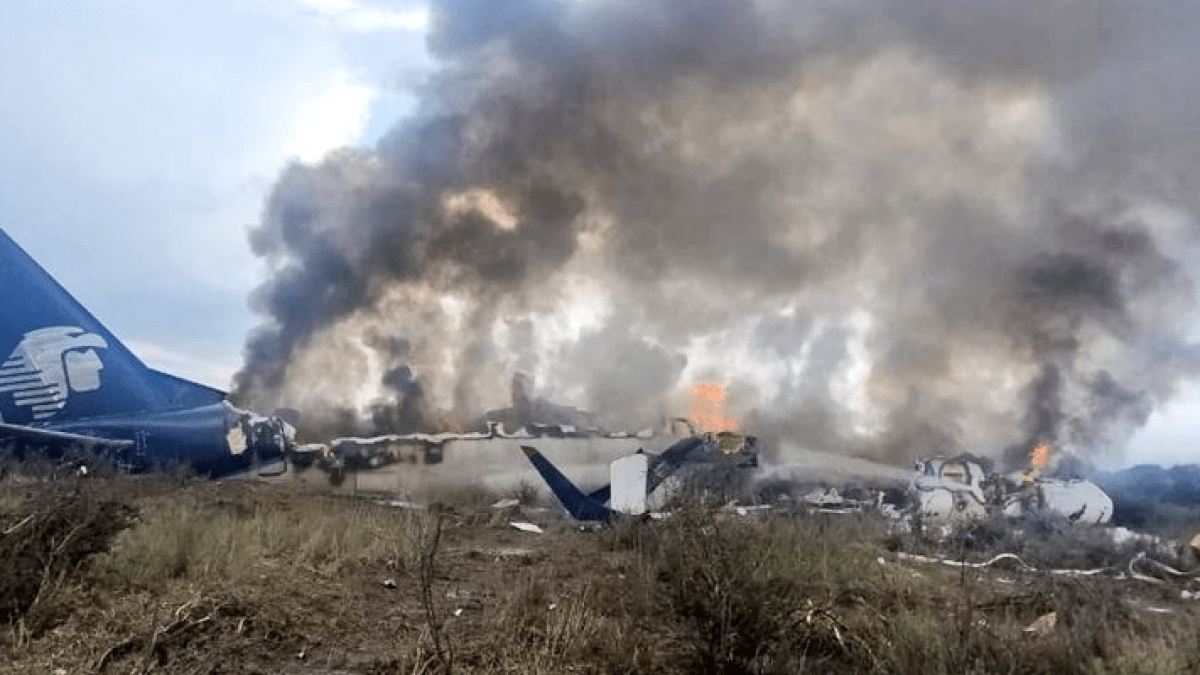 queda avião aeromexico