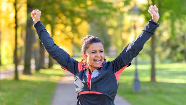 WOMAN RUNNING