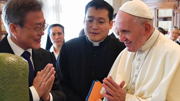 Papa Francisco na Coreia do Sul, onde a Igreja é considerada a religião mais confiável segundo pesquisa