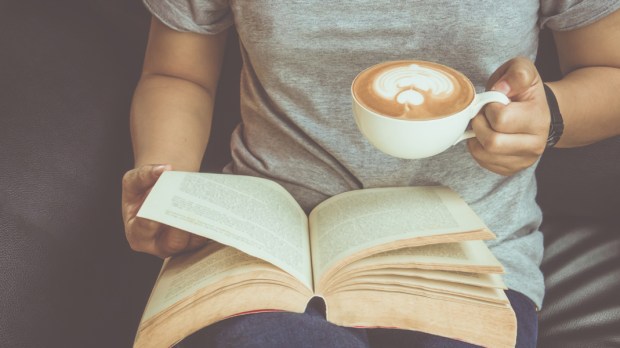 WOMAN,READING,BOOK