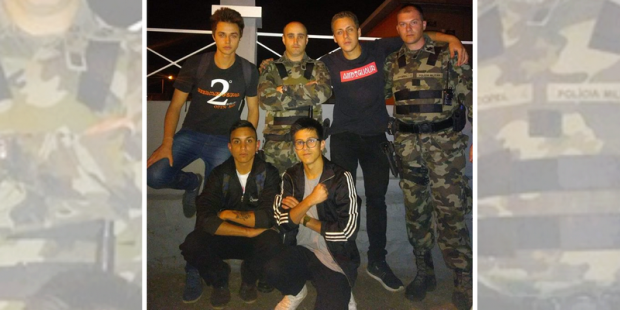 policiais caçador sc